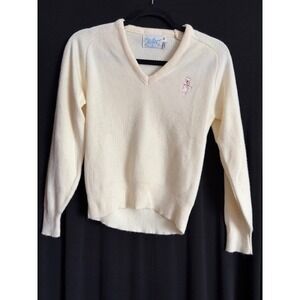Women's Vintage Yellow‎ Pillsbury Dough Boy Sweater Size S